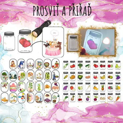 Prosviť a najdi - ovoce a zelenina