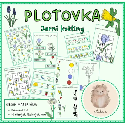 PLOTOVKA-jarní květiny