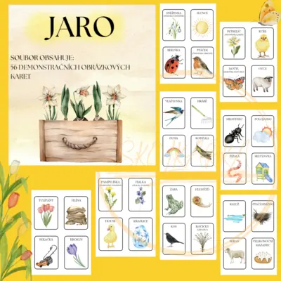 JARNÍ DEMONSTRAČNÍ OBRÁZKOVÉ KARTY