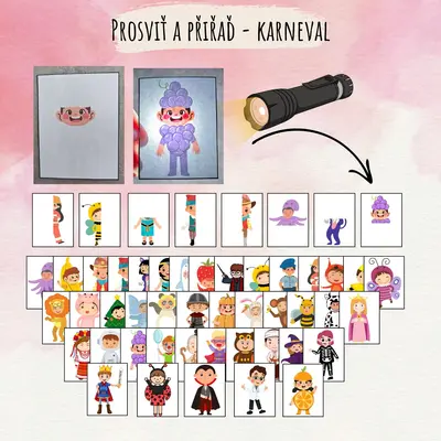 Prosviť a najdi - karneval