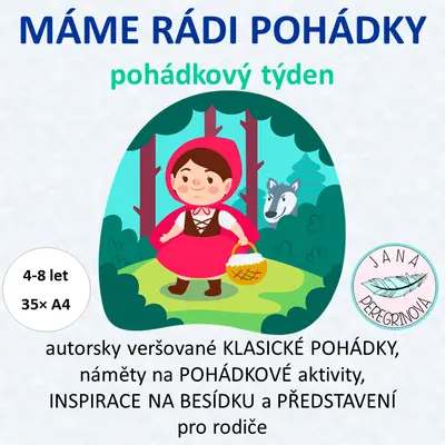 MÁME RÁDI POHÁDKY- autorsky veršované pohádky a aktivity