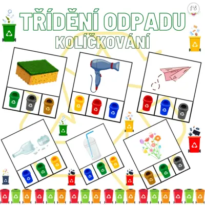 Třídění odpadu - kolíčkování