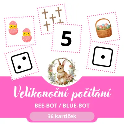 Velikonoční počítání (Bee-Bot / Blue-Bot)