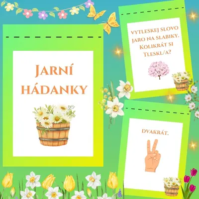Hádanky na plot - Jarní hádanky 
