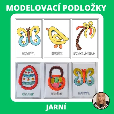 Jaro - modelovací podložky (omalovánky)