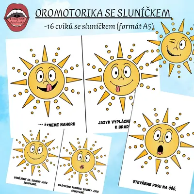 OROMOTORIKA SE SLUNÍČKEM 