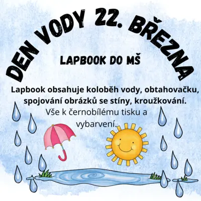 Světový den vody lapbook