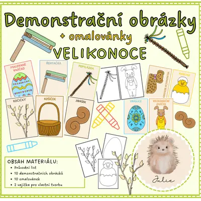 Demonstrační obrázky + omalovánky 