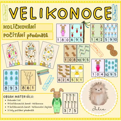 Velikonoce- kolíčkování