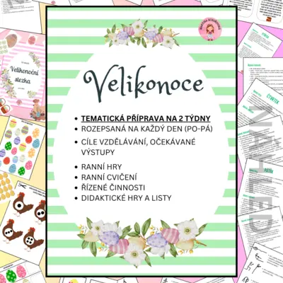 Kompletní příprava do MŠ- VELIKONOCE