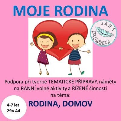MOJE RODINA – RODINA, DOMOV/ RANNÍ volné hry, ŘÍZENÁ činnost