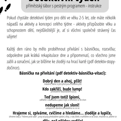 detektivní týden