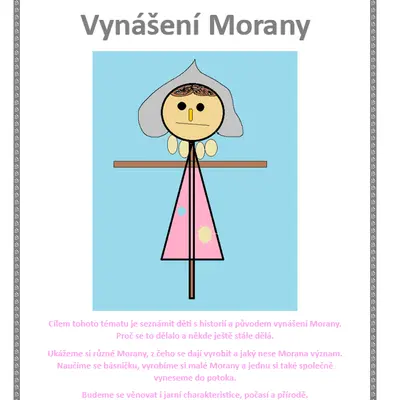 Vítáme jaro aneb Vynášení Morany
