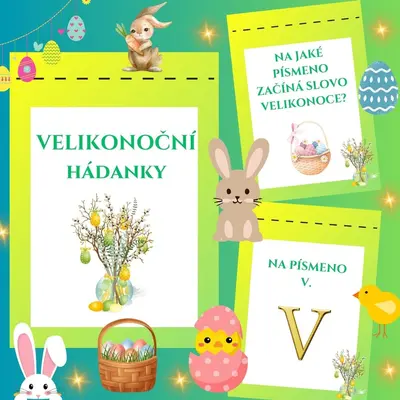 Velikonoční hádanky na plot 