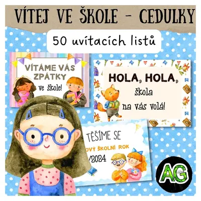 Nejen cedulky na dveře + uvítací listy (také pro mš)