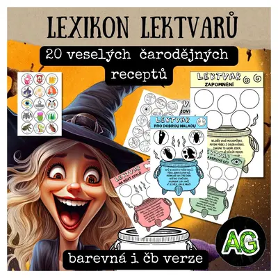 ČARODĚJNICKÉ DOMALOVÁNKY - lektvary (veršované), STÍNY ZDARMA