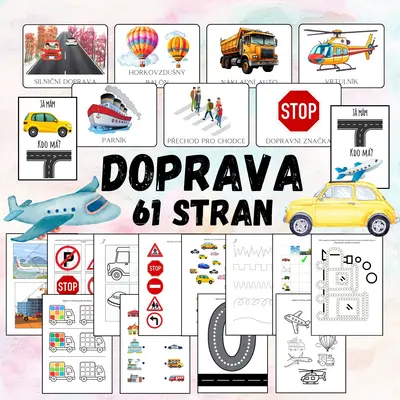 DOPRAVA, dopravní prostředky - soubor aktivit