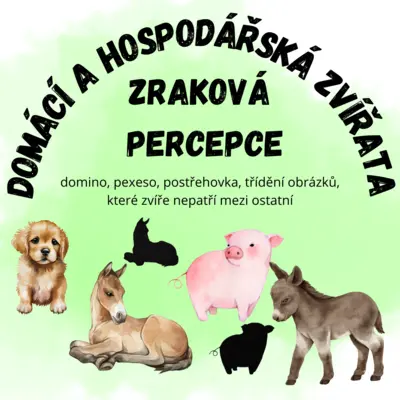 Domácí a hospodářská zvířata - zraková percepce