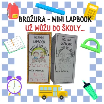 MINI lapbook - už můžu do školy...