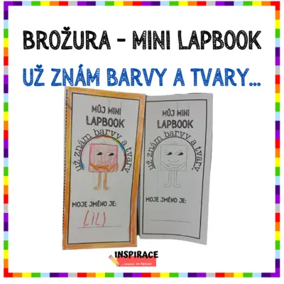 MINI lapbook - už znám barvy a tvary...