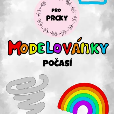 Modelovánky - Počasí  (modelovací podložky)
