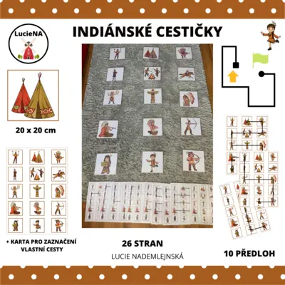 INDIÁNSKÉ CESTIČKY