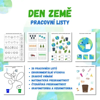 DEN ZEMĚ - pracovní listy
