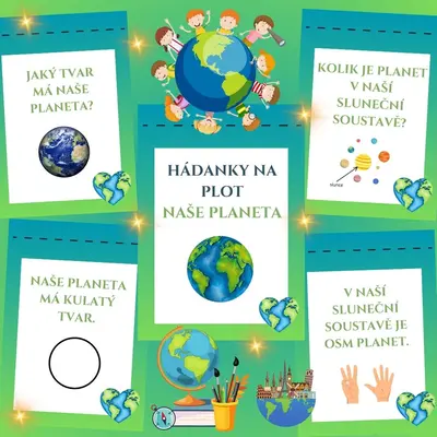 Hádanky na plot - Naše planeta