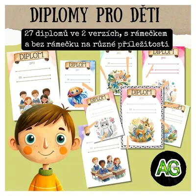 DIPLOMY PRO DĚTI - UNIVERZÁLNÍ