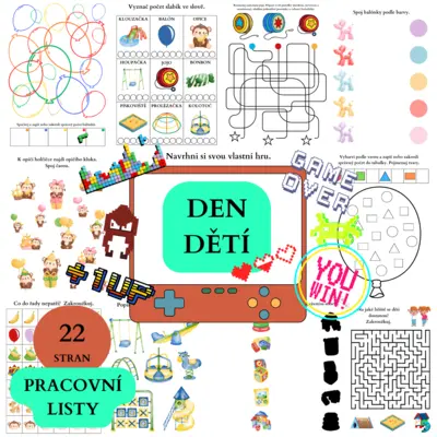 Den dětí pracovní listy