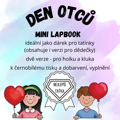 Den otců - mini lapbook