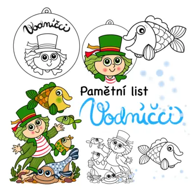 Vodníčci - pamětní list a medaile