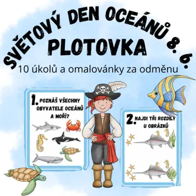 Světový den oceánů 8. 6. - plotovka