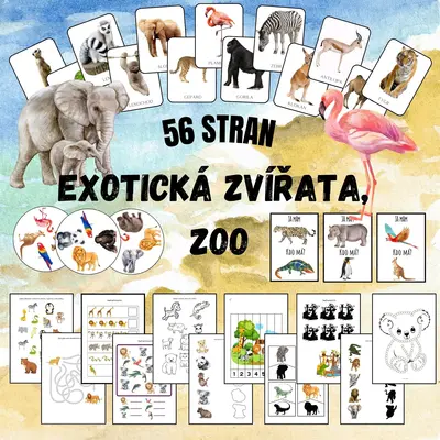ZOO, Exotická zvířata - soubor aktivit