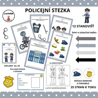 POLICEJNÍ STEZKA (plotovka)