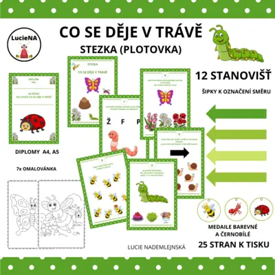 CO SE DĚJE V TRÁVĚ - STEZKA (PLOTOVKA)