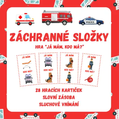 ZÁCHRANNÉ SLOŽKY - "Já mám, kdo má?"