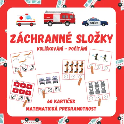 ZÁCHRANNÉ SLOŽKY - kolíčkování (počítání)