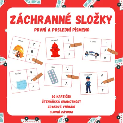 ZÁCHRANNÉ SLOŽKY - první a poslední písmeno