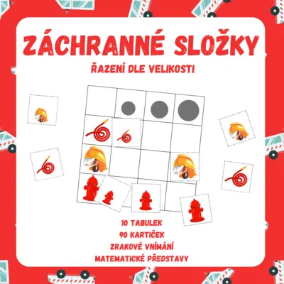 ZÁCHRANNÉ SLOŽKY - řazení dle velikosti