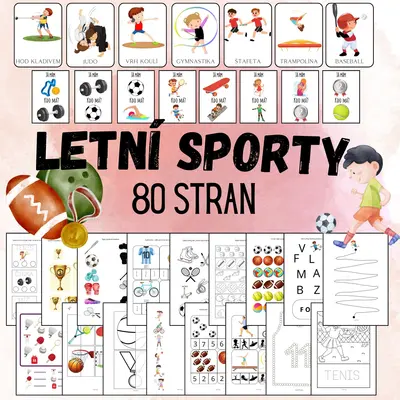 LETNÍ SPORTY - Velký soubor aktivit