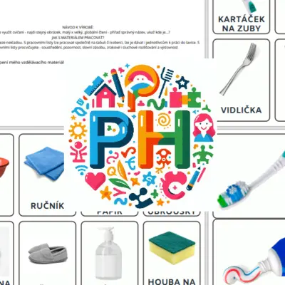 PODZIM - věci denní potřeby - pojmy, karty