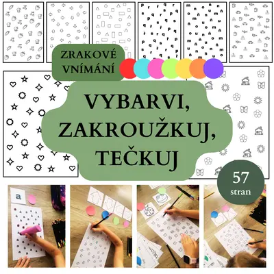 Zrakové vnímání pracovní listy