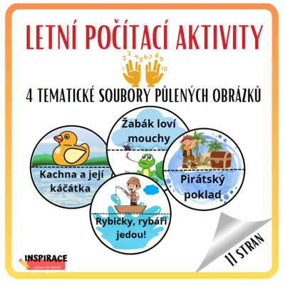 LETNÍ SKLÁDAČKY PŮLENÝCH OBRÁZKŮ