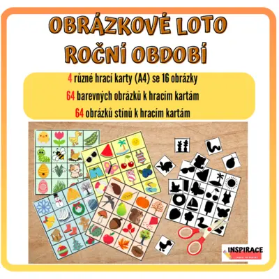 OBRÁZKOVÉ LOTO - ROČNÍ OBDOBÍ