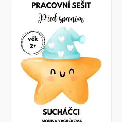 Pracovní sešit - Před spaním A4 PDF k tisku