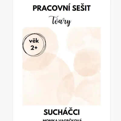 Pracovní sešit - Tvary A4 PDF k tisku