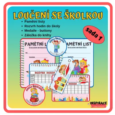 Loučení se školkou (sada 1)