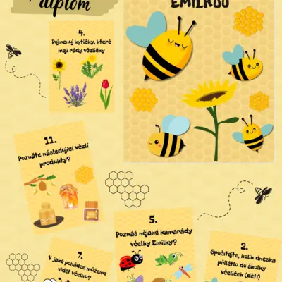 STEZKA S VČELKOU EMILKOU 🐝🐝🌸🌺