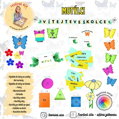 Výzdoba Motýlci 